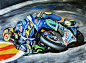 Moto GP 46号 Valentino Rossi
电视机遮挡板绘画 109cm X 80cm
#装饰画# #赛车# #摩托# #电视机#