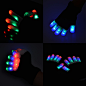 Amazon.com: Vbiger LED Gloves Party Light Show Gloves- 7 Light Flashing Modes. The Best Gloving & Lightshow Dancing Lighting Gloves for Clubbing, Rave, Birthday, Edm, Disco, and Dubstep Party: Office Products