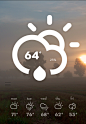 Dribbble - weather_big.png by Bill S Kenney