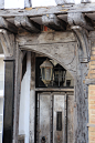 detail door in Sandwich, Kent, UK