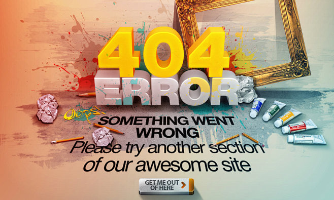 404 error page by al...