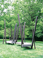 Steel and Granite Sculpture - Princeton