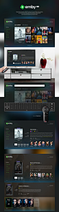 Emby. LG Web OS DLNA client design on Behance,Emby. LG Web OS DLNA client design on Behance