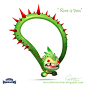 Skylanders: Imaginators Enemy Concept, Jeff Murchie : This was one of the most fun (and simple) characters to work on for "Skylanders: Imaginators."  This little guy (Rope-A-Dope is not his official name) was created in the early stages of the p