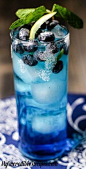 Blueberry Lemonade - Fun for an adult birthday party signature cocktail