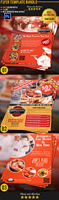 GraphicRiver Restaurant Flyer Bundle 01 4707004