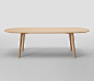 Roundish Table 240 (Oval) by MARUNI | Dining tables