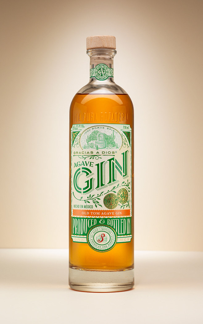 label design gin lab...