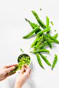 FOOD: Green Peas : Editorial food photography.