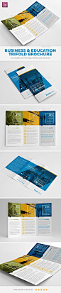 Business Branding & Education Trifold Brochure Template. Download: http://graphicriver.net/item/business-branding-education-trifold-brochure/11246190?ref=ksioks: 