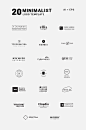 20个极简风格LOGO模板免费分享[ai,eps] – 设计小咖 #Logo#