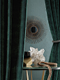 precious furniture : Chromatic triumph in five spaces: emerald, sapphire, amber, amethyst and ruby.