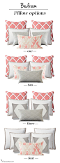 When it comes to accessorizing with accent pillows @Barbara Acosta Acosta Wirth Art finds there are so many questions ... choosing how many pillows, what size pillows, what fabric on which pillows. However, this chart of pillow groupings will help to stop