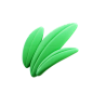 绿草 3D 图标