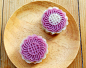 紫薯冰皮月饼 #吃货# 微海汇