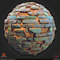 Stylized Stone Texture #2, Simranjeet Singh : Stylized Stone Texture can be used for walls or floor..but this time i wanted to create a overwatch style texture so here is it. 
Hope you guys like it.
