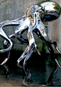 Stainless Steel Octopus Sculpture - Mainartery Sculpture Studio, Art Galleries, Bayswater, VIC