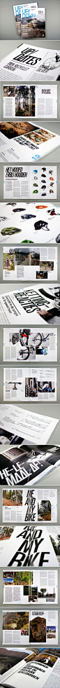 Up/Down Mountainbike Magazine by OK200 , via Behance