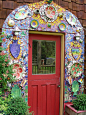 mosaic door  = )