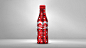 Valentine's Day, Coke Bottles Packaging Design : This concept represents the idea of getting together on Valentine's Day with your loved ones.