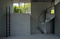 kazunori fujimoto architects completes house in ashiya, japan, with concrete spiral staircase :  