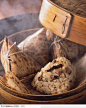 中华美食文化-蒸笼中的粽子