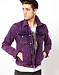 ASOS紫色牛仔夹克 2013年新款