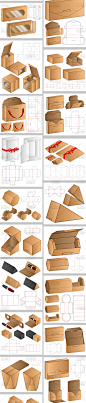 三角梯形异形包装盒袋子刀模展开图3D展示立体效果 平面设计素材-淘宝网 (5)