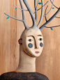 Irma Gruenholz的粘土玩偶设计