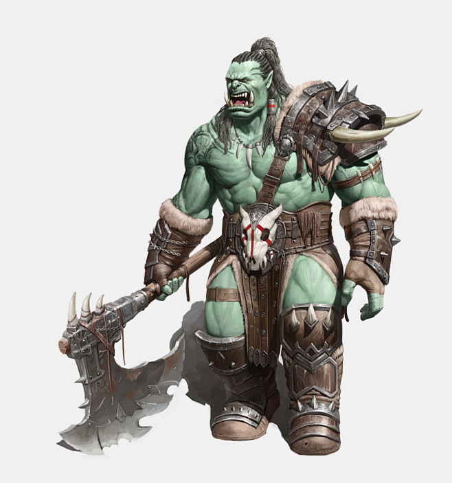 a orc warrior, yongw...