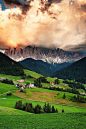 The Dolomites, Italy
photo via kazz