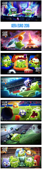 Cut the Rope: Eurovision and Euro 2016 on Behance