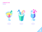 Cocktails - 'Summer Food' icon set