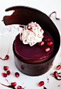 Pomegranate Chocolate Dessert