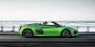 Audi R8 Spyder V10 Plus Adds 70 Horsepower for Even More Wind in Your Hair : With a 610-horsepower V10 and a droptop, you're gonna look exceedingly windblown. 