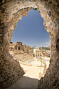 Murcia Cartagena Ruins of Amphitheatre, Spain