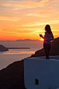 Sunset Magic in Santorini, Greece
