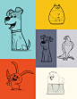 Pets : Artwork created for a Secret Life of Pets licensing style guide.