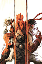Street Fighter | Ken, Akuma/Gouki & Ryu.