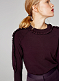 Sweater with ruffled sleeves - View all - Ready to wear - Uterqüe Spain : Uterqüe Spain Product Page - Ready to wear - View all - Sweater with ruffled sleeves - 79