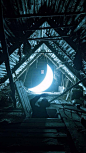 Private Moon - 俄罗斯艺术家 Leonid Tishkov 和 Boris Bendikov 共同制作了一个发光的月亮装置，并拍摄了“私人的月亮”系列_Art艺述