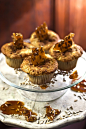 Photograph apple and cinnamon muffins with sunflower seeds brittle by Valeria Farina on 500px
