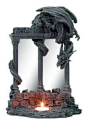 dragon bathroom fixtures | MEDIEVAL DRAGON MIRROR CANDLE HOLDER 12"H, 94615 BY ACK - Amazon.com: 