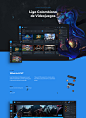LCV: E-Sports Web Platform Design : Liga Colombiana de Videojuegos is a web platform dedicated to promote gaming and e-sports tournaments in Colombia.The goal of this project is to create a place that will be a second home for a Colombian gamer.