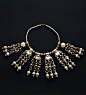 Africa | Silver necklace from Ethiopia | 20th century.