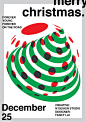 N°设计工作室圣诞主题海报设计 - Arting365 | 中国创意产业第一门户]