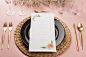 Menu Card - 'Blooming Bouquet' : Menu Card Design