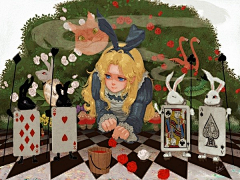 w太阳王w采集到Alice in Wonderland