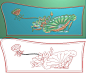 高清精雕图灰度图浮雕图电脑雕刻图 精品莲花荷花扶手468x193-淘宝网