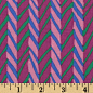 Kaffe Fassett Collective 2010 Soft Herringbone Stripe, Pink eclectic upholstery fabric